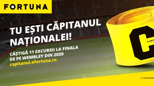 (P) Tu ești Căpitanul! Poartă banderola și du-te pe Wembley la finala Euro 2020!