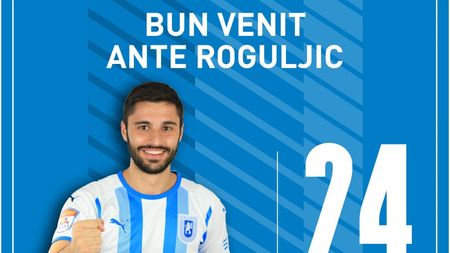 Ante Roguljic, prezentat la Universitatea Craiova: „Cel mai scump transfer al unui junior din Croația!”. Pe ce post evoluează fostul jucător al lui Ajax Amsterdam