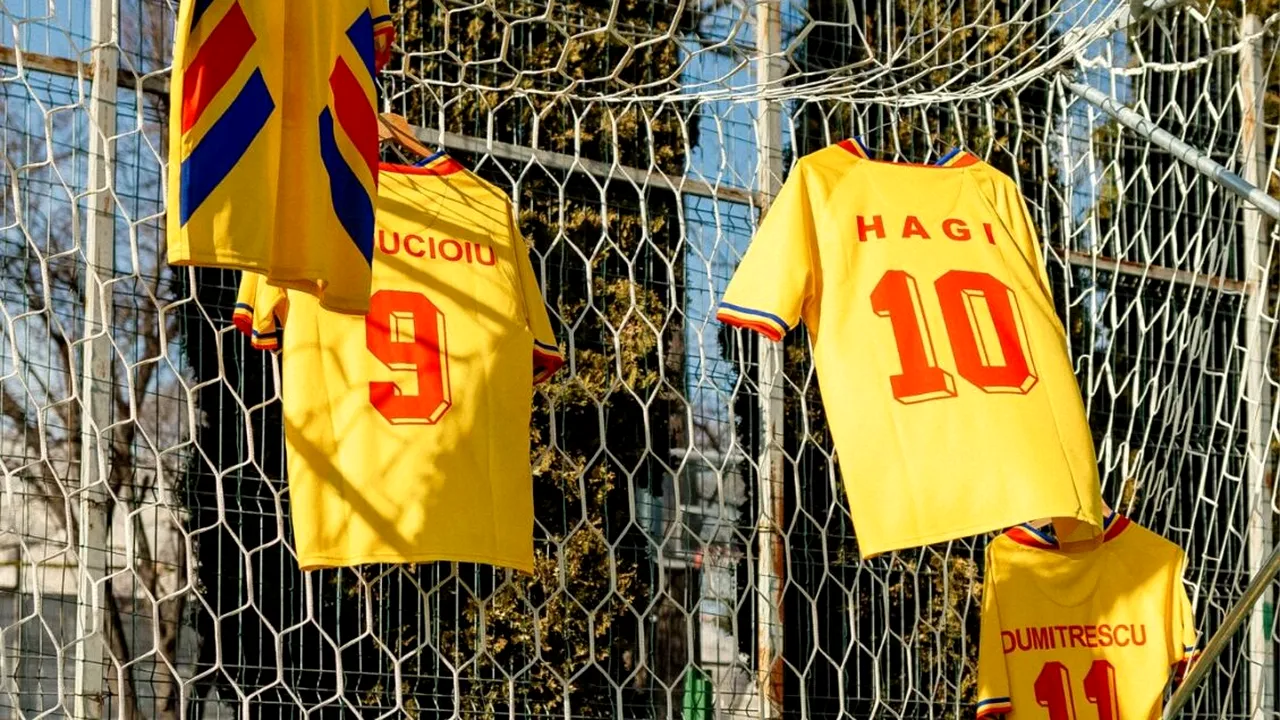 Cât costă un tricou dintre cele 94 lansate de Hagi, Gică Popescu &Co, în ediție limitată. Profitul va fi destinat unei cauze sociale