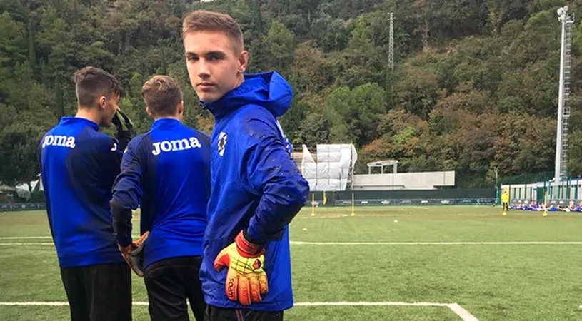 EXCLUSIV | Tânărul portar care a debutat cu gol la echipa națională, ofertat de FCSB!** Răspunsul oferit vicecampioanei și motivul pentru care a refuzat Academia lui Hagi și Sampdoria