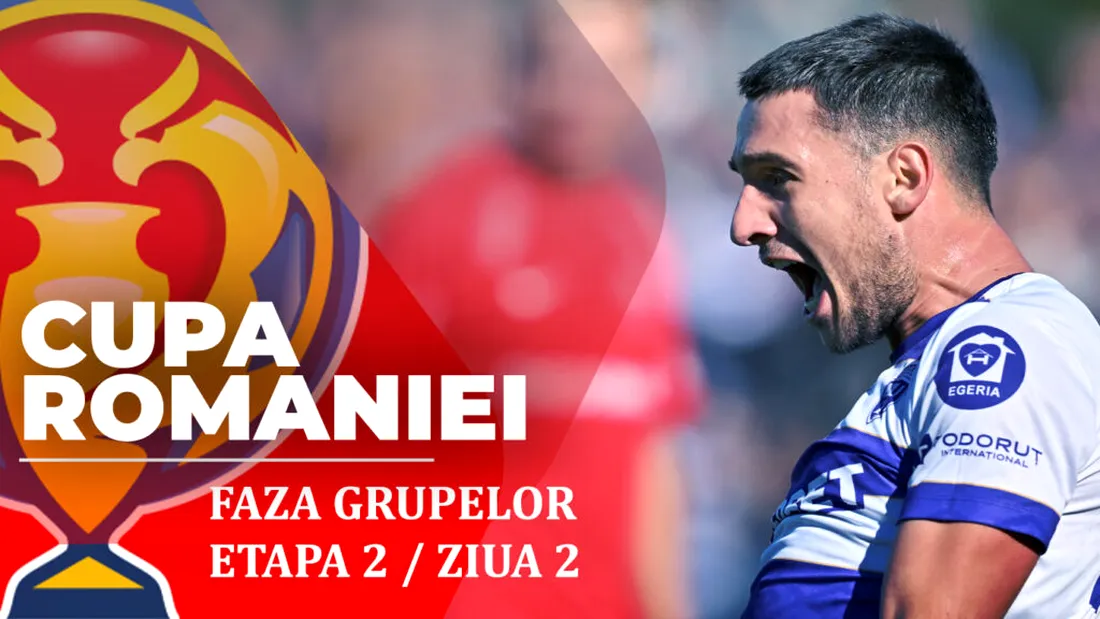 Cupa României, faza grupelor | Primele trei meciuri ale zilei încep la ora 15:00, la Lupeni, Brașov și Liești