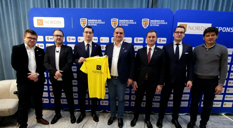 Nordis Group devine sponsor al Naționalei de Fotbal Under 21 a României