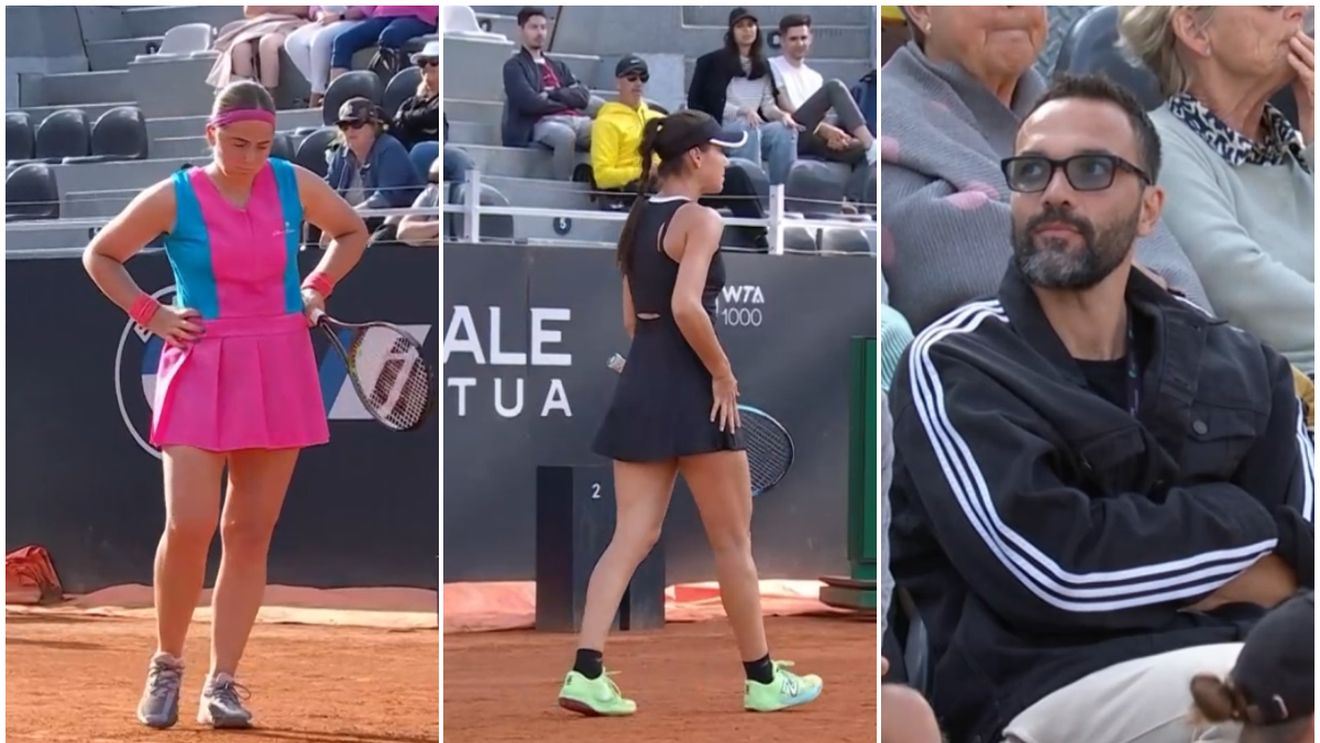 Sorana Cîrstea și Ion Țiriac Jr. au derutat-o pe Jelena Ostapenko! Moment fabulos la Roma: fiul miliardarului a început să îi dea indicații iubitei în timpul meciului | FOTO