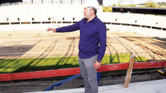 A unit "U" și CFR! El a proiectat arenele pe care joacă cele două rivale din Cluj