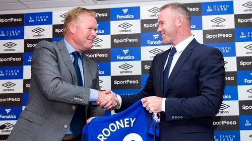 Dezamăgit și nu prea! Ronald Koeman: „Rooney va suporta consecințele, dar…”