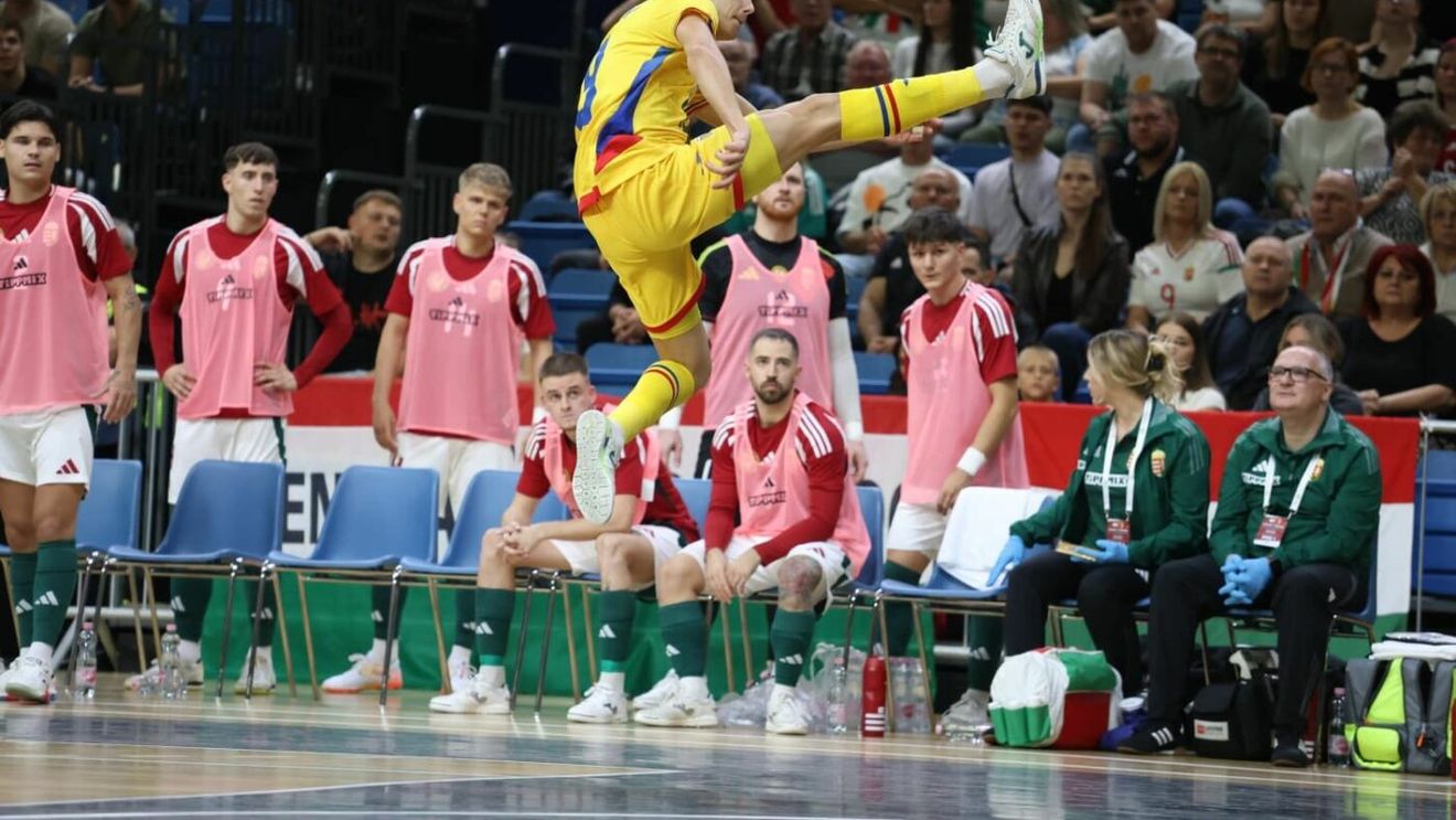 România – Ungaria la futsal e sold-out! Returul barajului pentru calificarea la Euro 2026 se dispută cu „casa închisă" în Sala Polivalentă din Craiova