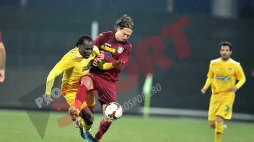 CFR Cluj – FC Vaslui 0-0. Moldovenii, la doar al treilea punct obținut în Gruia din 2005. Ardelenii au jucat aproape o repriză în zece oameni