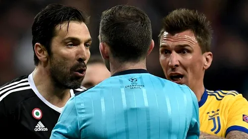 Buffon nu a mai rezistat și l-a atacat pe arbitrul care i-a spulberat visul: 