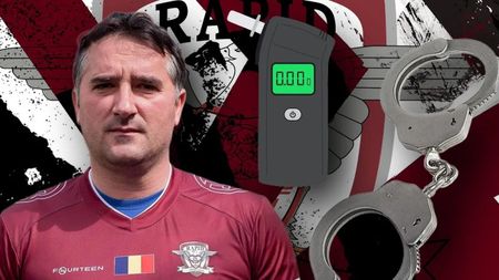 Fostul căpitan al Rapidului, Nicolae Stanciu, condamnat la închisoare cu suspendare, după ce a fost prins băut la volan! A recunoscut tot