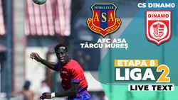 AFC ASA Târgu Mureș – CS Dinamo se joacă de la ora 20:00 și pune punct etapei a 8-a a Ligii 2