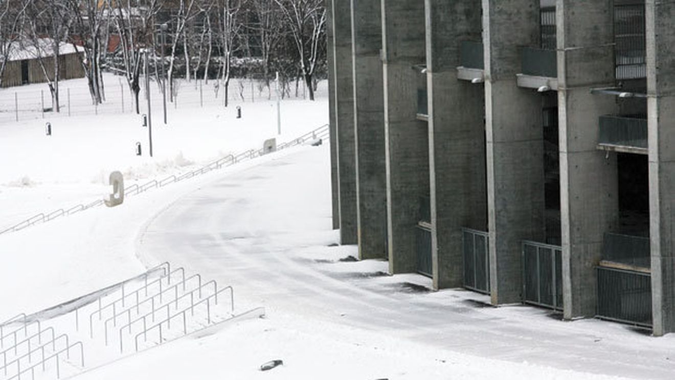 Problema suprafeței de joc de pe National Arena NU există:** "Pentru gazon e bine că a nins"