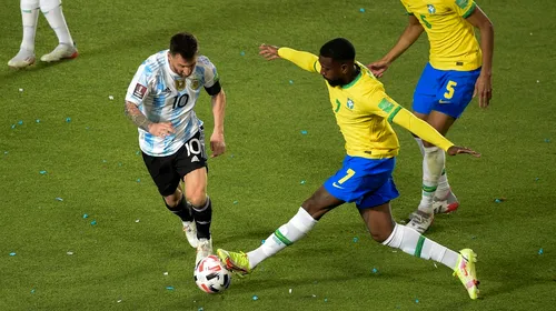 Lionel Messi a fost titular în Brazilia-Argentina! Deținătoarea Copa America s-a calificat la Cupa Mondială din Qatar