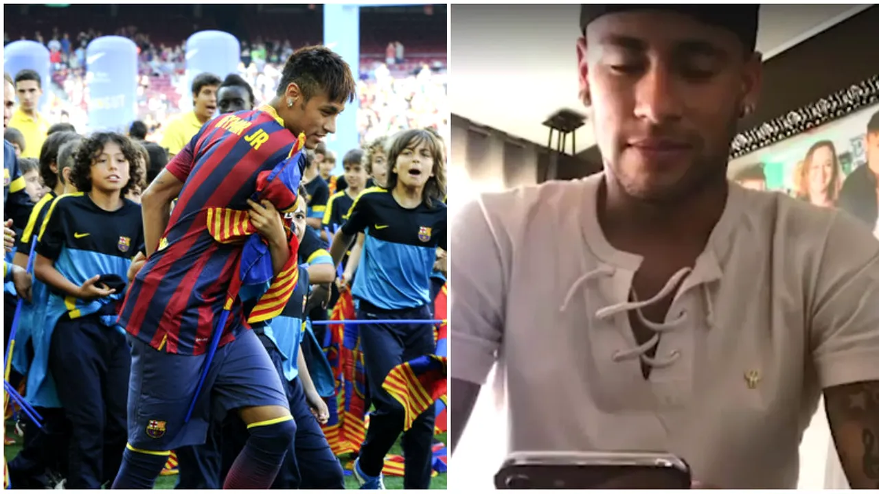 VIDEO | Neymar, mesaj de 1 milion de like-uri prin care vrea să-și câștige iertarea: Barcelona și 