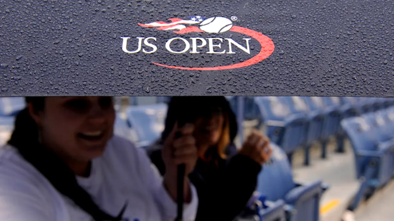 Finala de la US Open, amânată din cauza ploii al treilea an consecutiv!