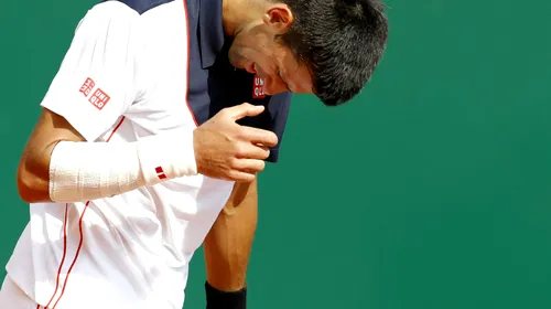 Novak Djokovic s-a retras de la Madrid din cauza unor probleme medicale