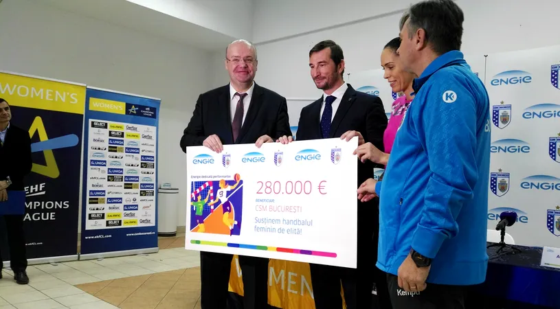 CSM București și-a prezentat oficial un nou sponsor, care va susține financiar clubul cu 280.000 de euro până în vară! Visul lui Petrache: cel puțin 15.000 de copii legitimați la club peste 3-4 ani
