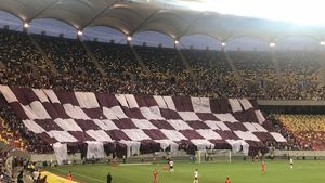 FOTO | Mesajele ironice ale fanilor giuleșteni din derby-ul cu Steaua: "Am întrebat 100 de români dacă FCSB e Steaua..."