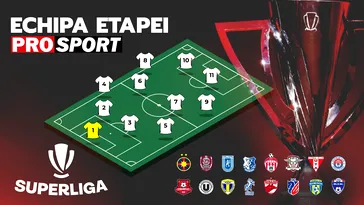 Liderul neînvins Universitatea Cluj furnizează trei jucători în echipa ideală a rundei din Superliga, una dominată autoritar de fotbaliști români! SPECIAL