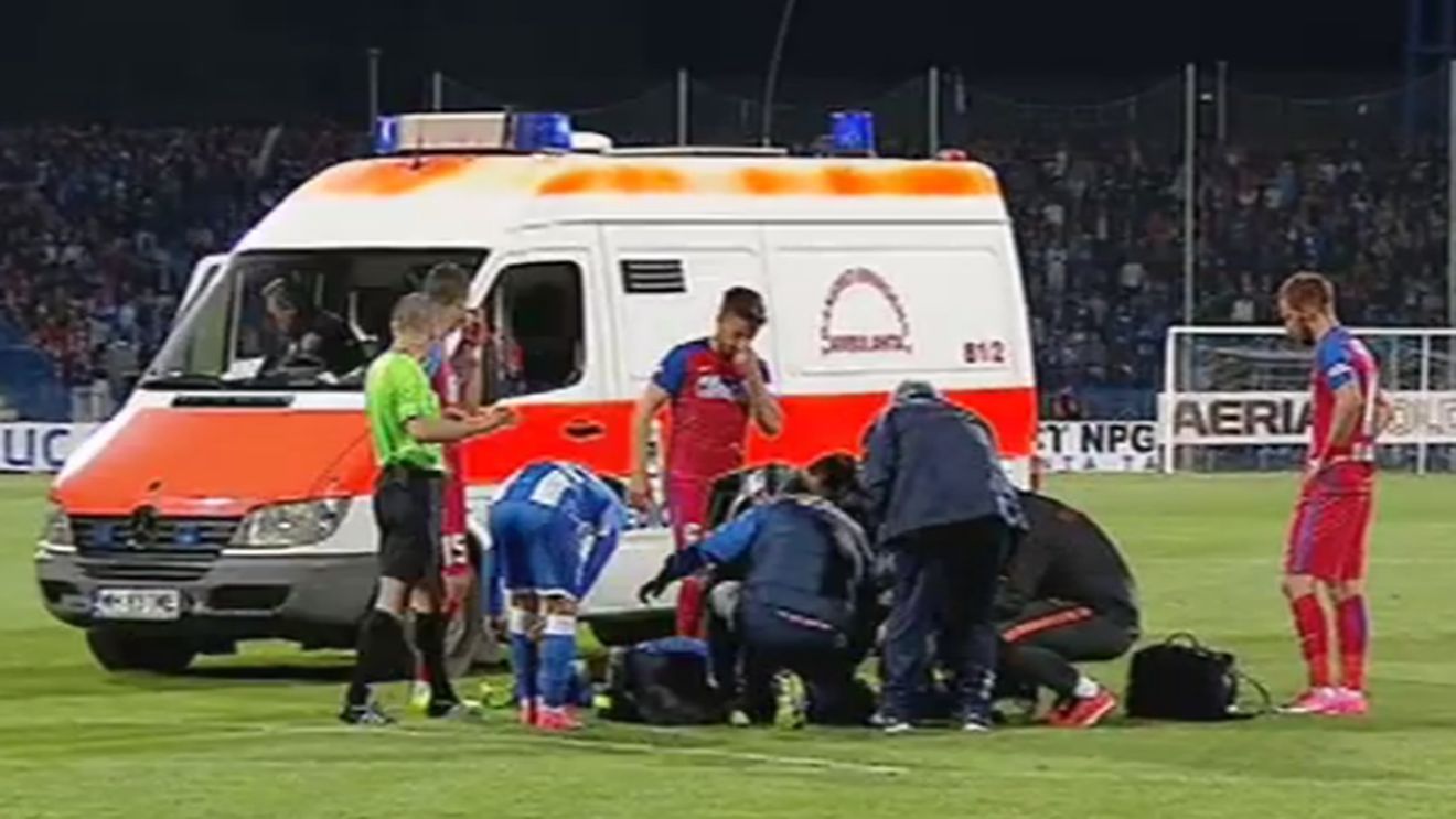 Andrei Ivan a povestit coșmarul prin care a trecut în minutul 34: "Leșinasem... Îi mulțumesc lui Niță!" Atacantul Craiovei a aflat abia la interviuri că surorii lui i s-a făcut rău după ce a văzut scena