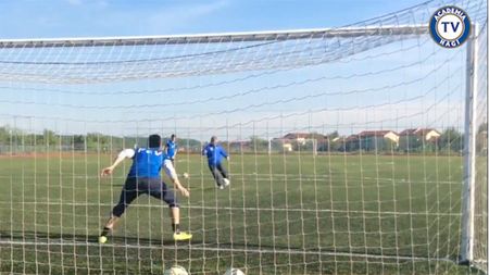 VIDEO | Hagi i-a oferit "meditații" lui Ianis! "Regele" i-a arătat fiului său cum se execută un penalty