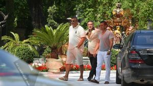 FOTO Oli, în vizită la Gigi! Becali:** "Vrea un jucător de 6 milioane â‚¬"