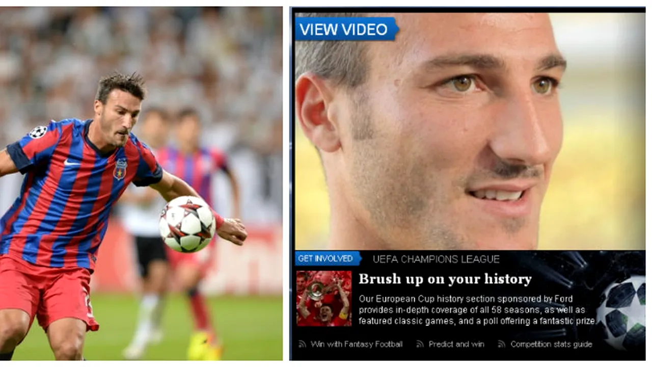 VIDEO: Momentul carierei pentru Piovaccari! Italianul, pe prima pagină a site-ului UEFA. Ce declarații a oferit