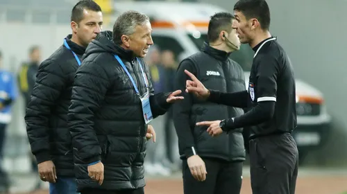 Ce pedeapsă a primit Dan Petrescu după ce a fost eliminat în meciul cu Poli Iași și a înjurat arbitrul