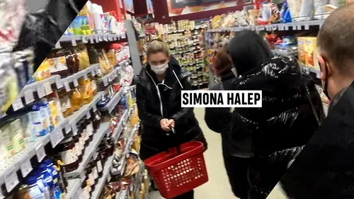 Mai deschideți o casă pentru Simona! Imagini savuroase cu Halep, surprinsă la coadă în supermarket | FOTO&VIDEO