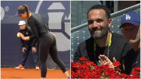 Surpriză totală la Madrid! Cum a fost surprins iubitul Soranei Cîrstea, Ion Țiriac Jr, în loja de pe centralul „Manolo Santana" | FOTO