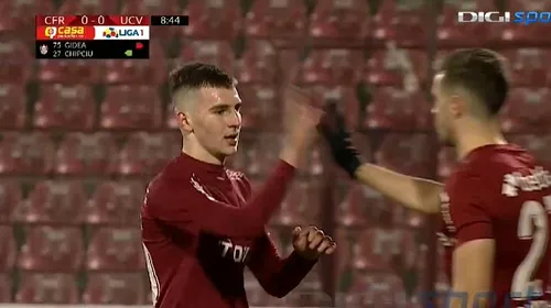 Nu a prins nici măcar 10 minute pe teren! Jucătorul U21 schimbat de Edi Iordănescu la începutul meciului cu Universitatea Craiova | FOTO