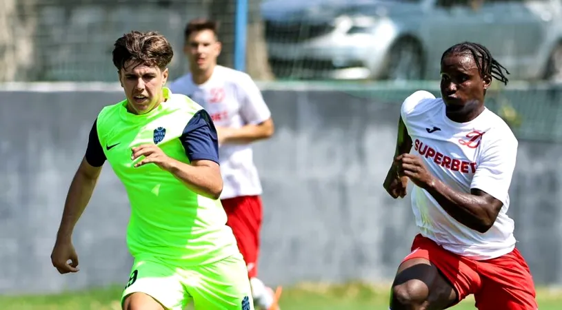 A patra oară a fost cu noroc pentru CS Dinamo! Primul succes în amicale pentru nou-promovata lui Florin Bratu