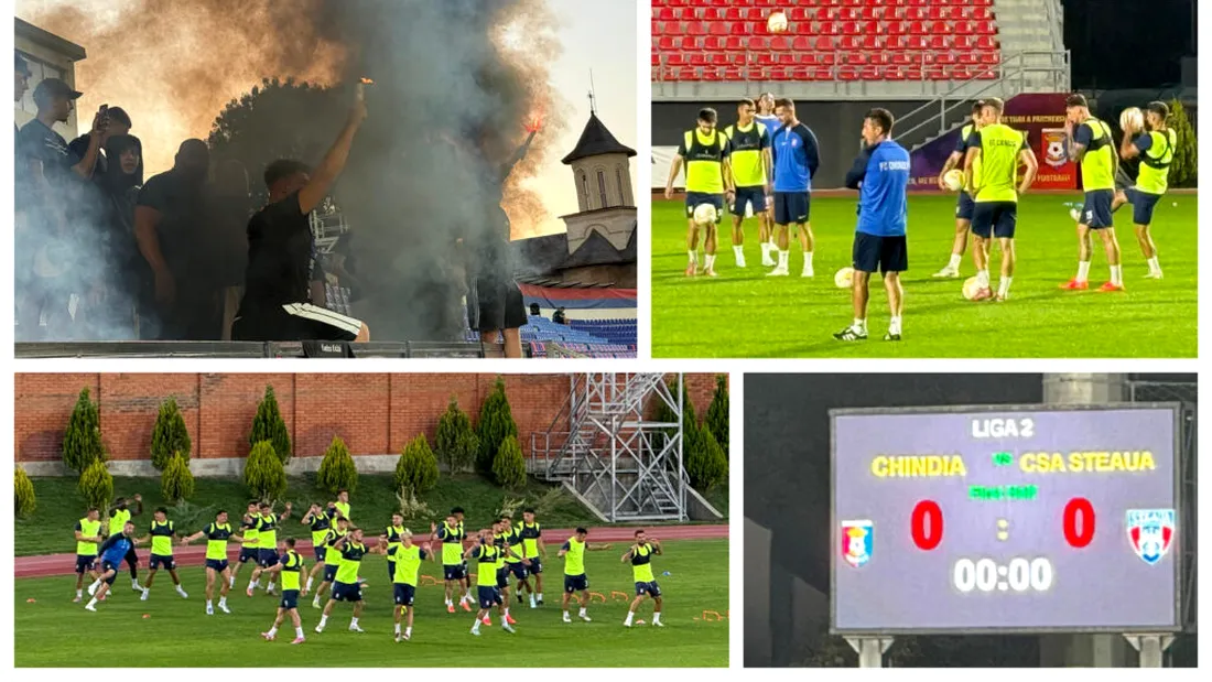 Chindia, încurajată de fani la ultimul antrenament dinaintea meciului cu Steaua. Ilie Poenaru: ”Nu este o luptă dreaptă”