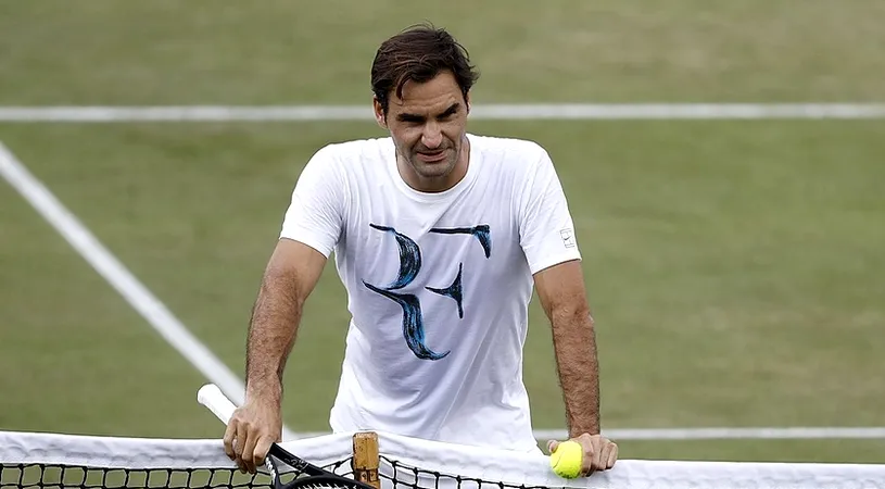 Roger Federer, din nou în posesia celebrului logo „RF