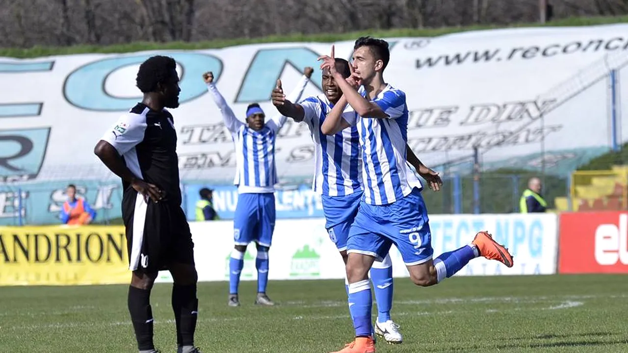 Oltenii au defilat în fața unei echipe care a jucat o repriză întreagă în 9 oameni: CS U Craiova - FC Voluntari 3-0! 