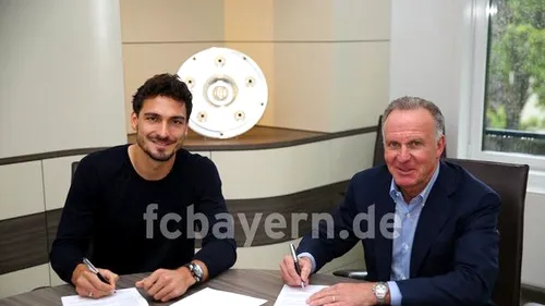 FOTO | Mats Hummels a fost prezentat oficial la Bayern Munchen