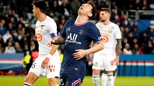 Lionel Messi, schimbat la pauză în PSG-Lille! Parizienii, victorie obținută greu acasă în fața campioanei din sezonul trecut