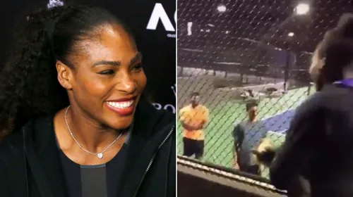 VIDEO | Doi bărbați care jucau tenis au avut parte de cea mai tare surpriză! Serena Williams a intrat pe teren și le-a făcut o propunere de nerefuzat. Care a fost morala