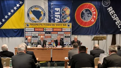 OFICIAL: Federația Bosniacă de Fotbal a fost suspendată