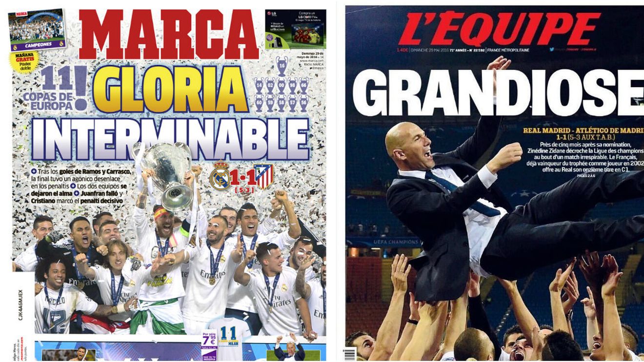 GALERIE FOTO | Victoria istorică a Realului, în cele mai importante ziare de sport din Europa! Cele din Barcelona s-au "autodepășit": "Pena Maxima!" :)