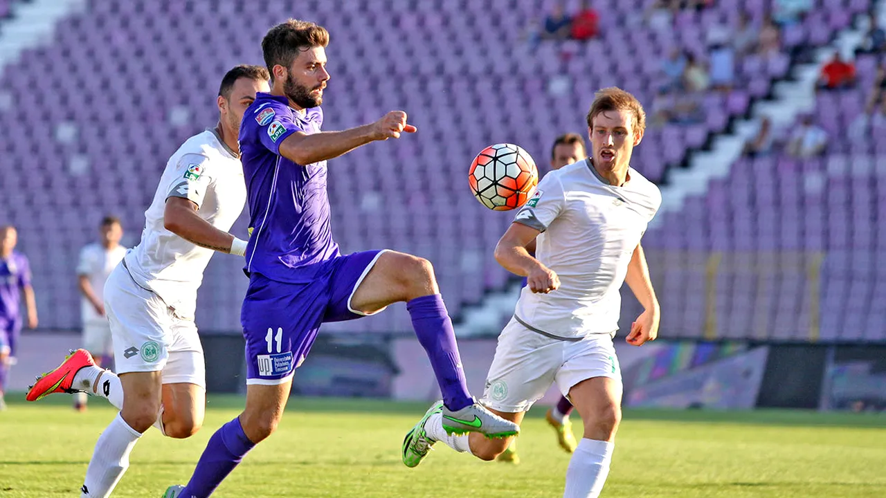 ACS Poli Timișoara - Concordia Chiajna 1-3. Bănățenii, tot mai aproape de revenirea în liga secundă