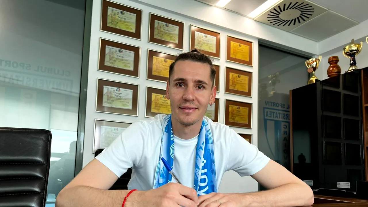 Silviu Lung junior, primele declaraţii după ce a semnat cu Universitatea Craiova: „Vreau trofee şi să ne calificăm în grupele Conference League