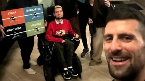 Gestul fenomenal al lui Novak Djokovic. Și-a cazat la Torino, la turneul ATP, un fan cu dizabilități: ce a primit cadou de la suporterul său l-a adus în pragul plânsului | VIDEO