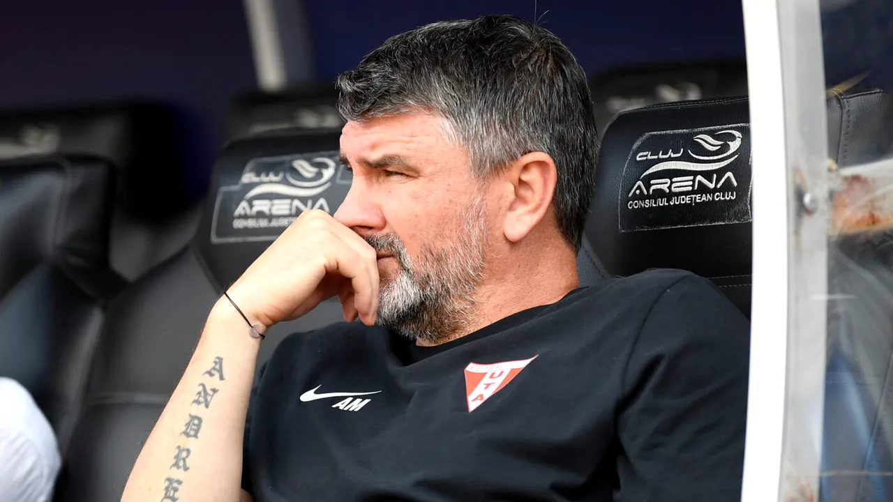 Adrian Mihalcea a explicat ce s-a întâmplat la UTA – Hermannstadt 1-0: „Stilul meu e mai agresiv”