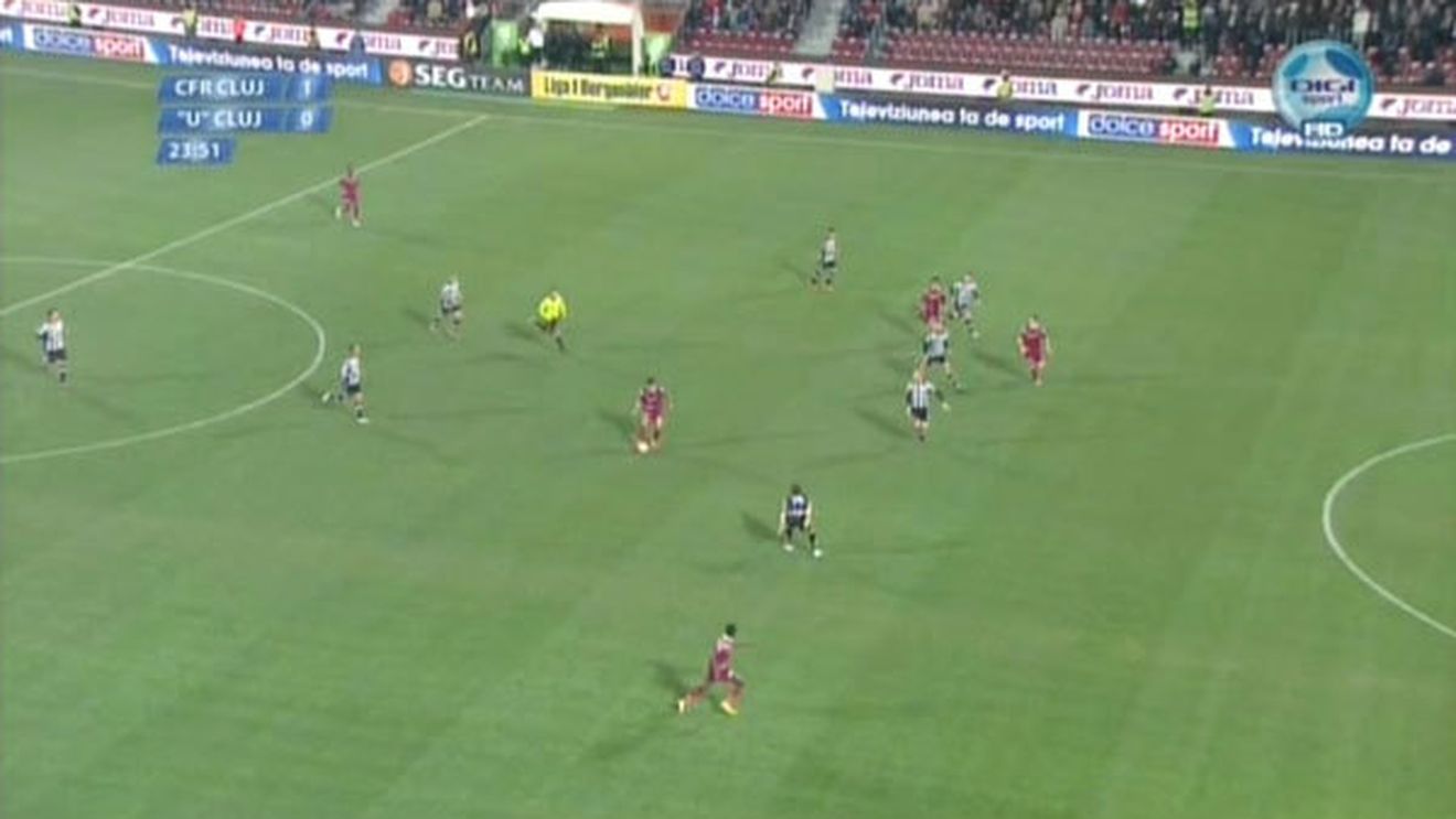 FOTO** Gol controversat înscris de CFR, cei de la "U" au cerut off-side! A fost corect?