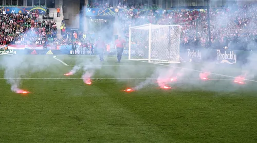 Au scăpat ușor. Croații, amendați cu 100.000 de euro pentru incidentele provocate de fani la meciul cu Cehia. Croația putea fi descalificată de la EURO