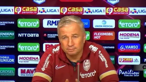 Dan Petrescu duce laudele către adversar la un alt nivel: „Nu cred că există portar în Europa să dea pasele pe care le dă Mirko Pigliacelli”