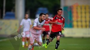 Șumudică cu nervii, Teja cu punctele. Concordia - "U" Cluj 0-2