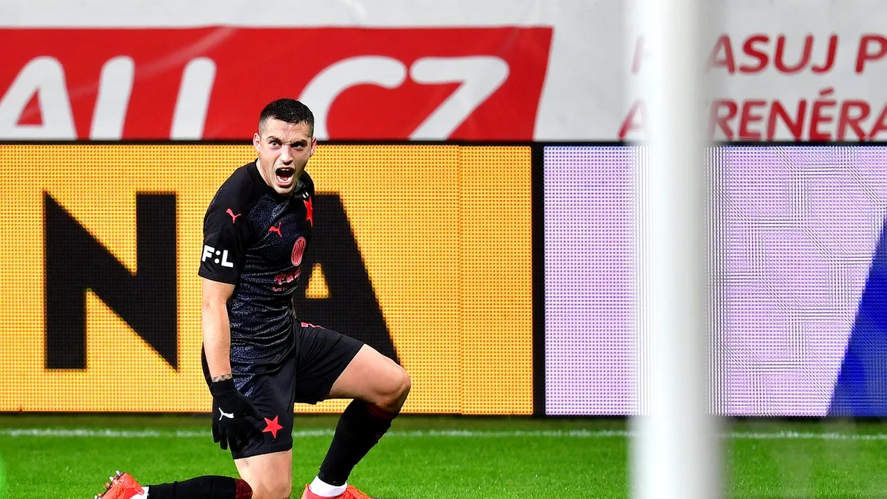 Nicolae Stanciu, două goluri într-o repriză pentru Slavia Praga! A marcat a patra oară în doar șapte zile: „Reușita a fost fabuloasă!” VIDEO