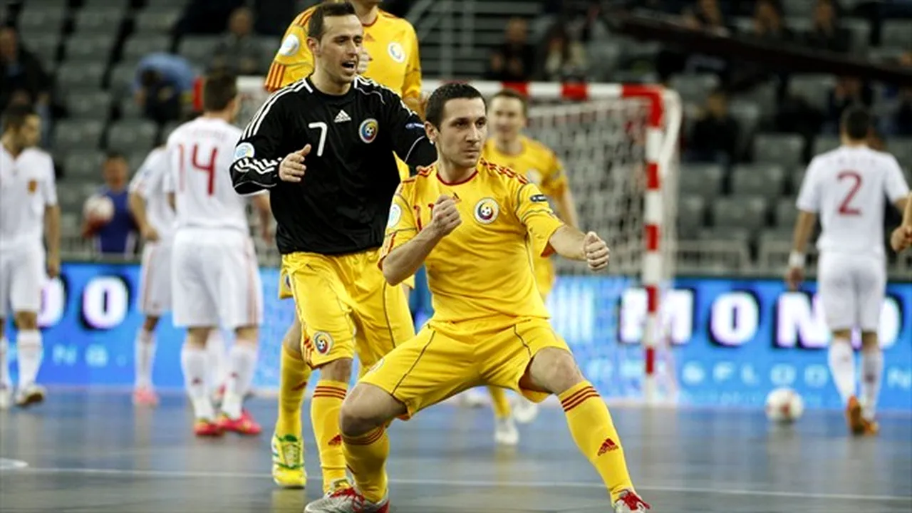 România face senzație la CE de Futsal!** Spaniolii au rămas MASCĂ‚: am jucat cu 