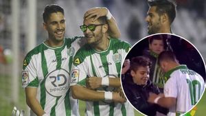 VIDEO | Florin Andone, despre momentul devenit viral în Spania. A fost "regizat" cu fiul directorului sportiv de la Cordoba. Repetă scena și la Euro? :)